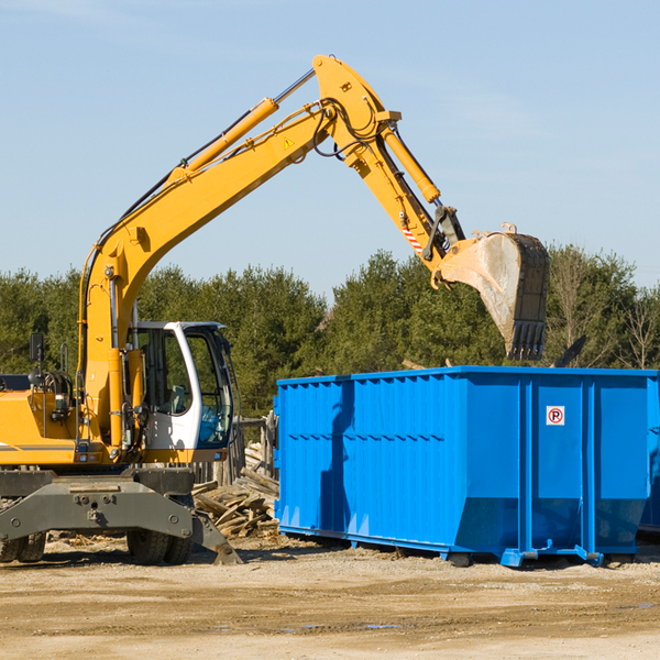 is there a minimum or maximum amount of waste i can put in a residential dumpster in Fairfax OK